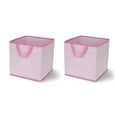 thumbnail image 4 of Delta Children Foldable Storage Cubes/Bins - 12 Pack, Barely Pink, 4 of 5
