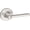 Silver, variant on Kwikset 300CSLRDT-15 Casey Privacy Door Lever Set - Nickel