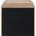thumbnail image 6 of Meridian Furniture Fluted Natural Night Stand, 6 of 10