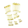 thumbnail image 4 of 350 Piezas De Alfileres De Seguridad Agujas Para Coser Broches Artesanías Fabricación De Joyas De Bricolaje Oro Macarena Agujas pasadores de seguridad, 4 of 5