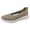 Khaki, variant on Bmisegm Women Casual Shoes Fashionable New Pattern Simple and Solid Color Flat Bottom Comfortable Lightweight Non Slip Mesh Breathable Womens Casual Shoes Black 42