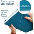 thumbnail image 4 of 25 Colored Hanging File Folders Legal Size, 9.5" x 14.75", Legal Size Hanging File Folders for Filing Cabinet with Plastic Tabs and Inserts, Assorted Jewel Tone Colors, 11pt Paper, 4 of 4