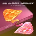 thumbnail image 2 of Filamento para impresora 3D SUNLU Silk, doble color, PLA, 1,75 mm, 1 kg, 2 of 9