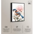 thumbnail image 2 of The Flower's Guest II Canvas Bird Maximalist by Art Remedy, Black Frame, 24" x 36", 2 of 7