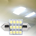 thumbnail image 3 of Gegong 31mm Car Dome Light,2pcs White 12V 12SMD 31mm LED Bulbs Car Interior Lights Door Reading Dome Light, Car Interior Light, 3 of 8