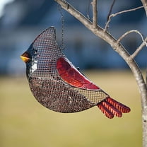 Evergreen Garden Cardinal Mesh Bird Feeder