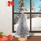 thumbnail image 4 of Mini árboles de Navidad para decoración navideña, mini árbol de Navidad artificial con base de madera, árboles de decoración navideña de mesa para decoración navideña, 4 unidades, 4 of 5