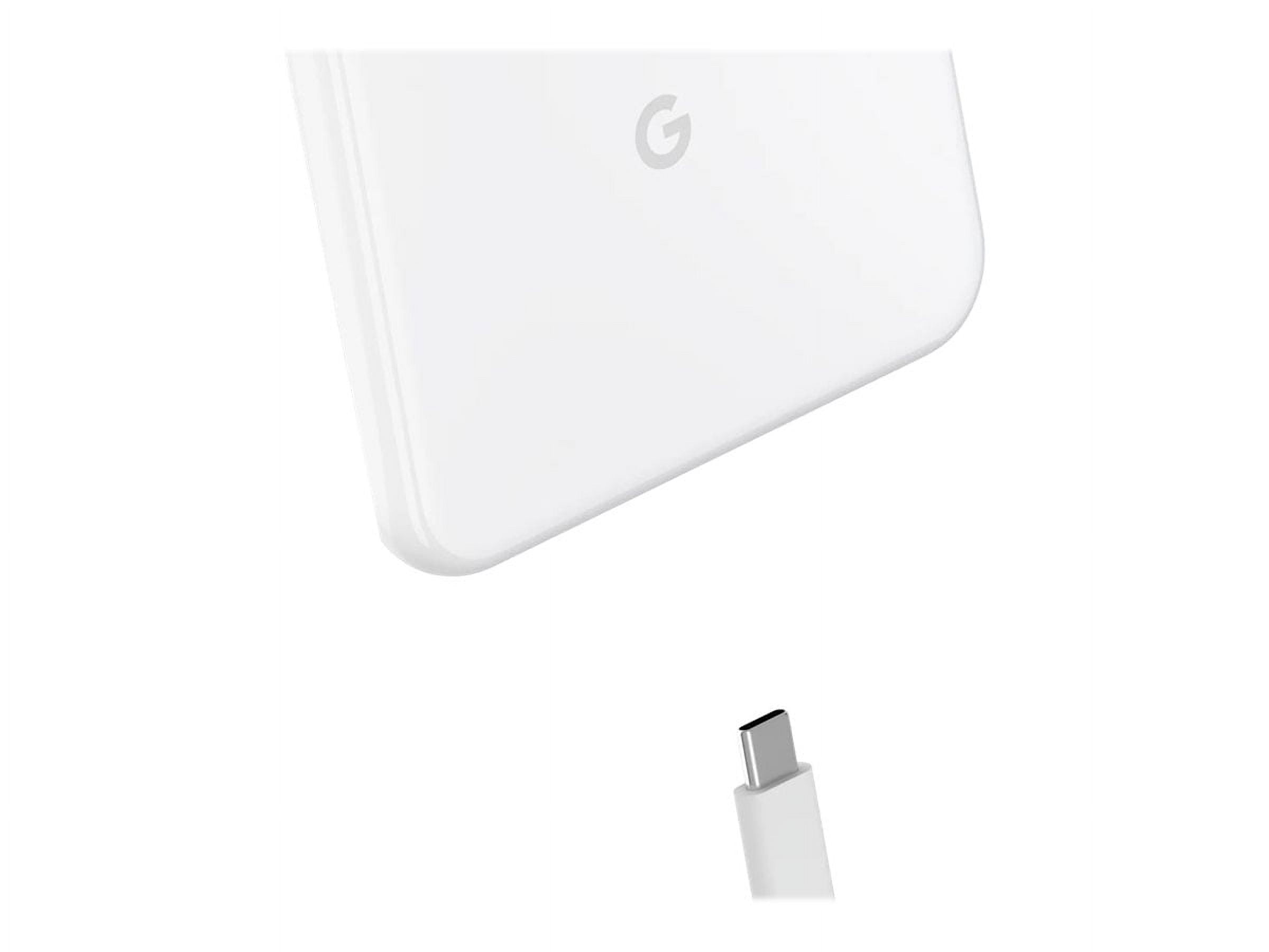 Google Pixel 3A (2019) G020F 64GB (5.6" inch, GSM, 4G/LTE, CDMA) Factory Unlocked Smartphone - International Version (Clearly White)
