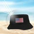 thumbnail image 5 of LanSuare 4th of July American Flag Bucket Hat with Stars Red Black White Outdoor for Independence Day Decoratio, 5 of 6