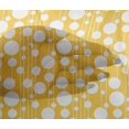 thumbnail image 4 of oneOone Viscose Chiffon Yellow Fabric Dots Fabric For Sewing Printed Craft Fabric By The Yard 42 Inch Wide - XT, 4 of 4