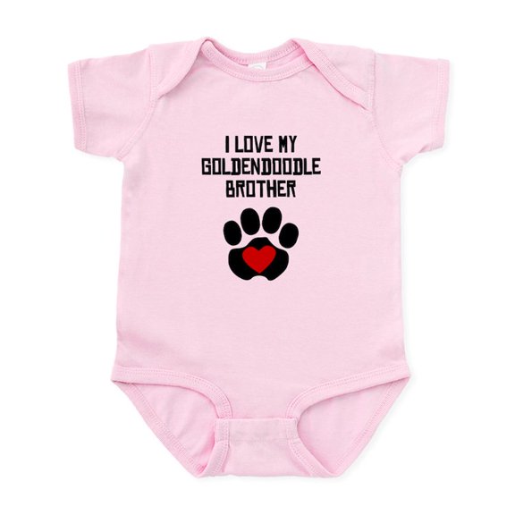 CafePress - I Love My Goldendoodle Brother Body Suit - Baby Light Bodysuit, Size Newborn - 24 Months
