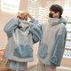 thumbnail image 4 of Sudadera Con Capucha De Felpa De Tiburón Sudadera Con Capucha Para Mujer Sudadera Con Capucha De Felpa De Tiburón Furry Fleece Interior Suéter Suelto Tops Ropa De Pareja Ropa De, 4 of 8