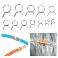 Axio 250pcs Double Wire Fuel Hose Spring Clips Pipe Clamps Pipe Clips