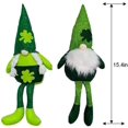 thumbnail image 3 of 2 PCS St. Patrick's Day Gnome Plush - Mr and Mrs Scandinavian, 3 of 3