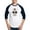Blue/White, variant on CafePress - CANDY SKULL Hawiian Shirt Ghost Outline Baseball J - Cotton Baseball Jersey, 3/4 Raglan Sleeve Shirt