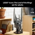 thumbnail image 4 of LEGO Icons The Lord of the Rings: Sauron's Helmet - Building Set for Adults, Ages 18+ - Bedroom, Home Office, Book Shelf Decor - W/ Sauron Minifigure - Gift for LOTR Fans - 11373, 4 of 8