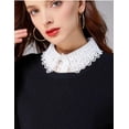 thumbnail image 3 of YooGuoGuo Fake Collar Lace Detachable Dickey Collar Blouse Half Shirts Faux False Collar, 3 of 4