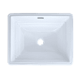 thumbnail image 2 of TOTO® Promenade® Rectangular Undermount Bathroom Sink, Cotton White - LT533#01, 2 of 2