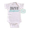 thumbnail image 4 of Guess who are going to be Grandparents? surprise baby birth pregnancy announcement - White Newborn Size (0-3 Mos) Unisex Baby Bodysuit, 4 of 4