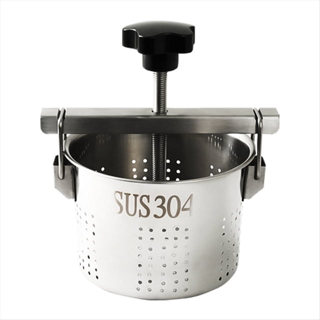 Exprimidor de Verduras de Acero Inoxidable de 1,5 L, Manual, para Dumplings y Escurridor de Verduras.