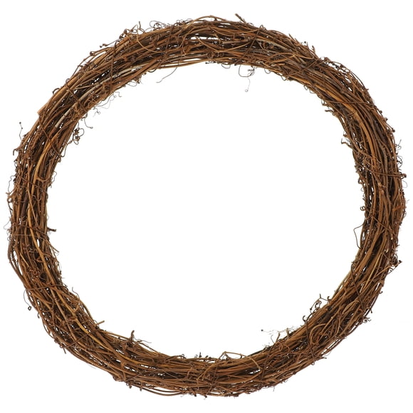 Anillo de ratán de tamaño de 30CM, colgante de uso para decoración de fiesta en casa, Navidad interior