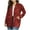 Red, variant on Women's Sequin Jacket Open Front Long Sleeve Blazers Party Sparkly Cardigan Coat for Club Festival Red XXL(XXL)