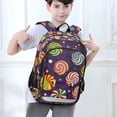 thumbnail image 6 of FORMRS School Backpack 17" Student Travel Bag with Laptop Compartment, Galactic Candy, 6 of 7