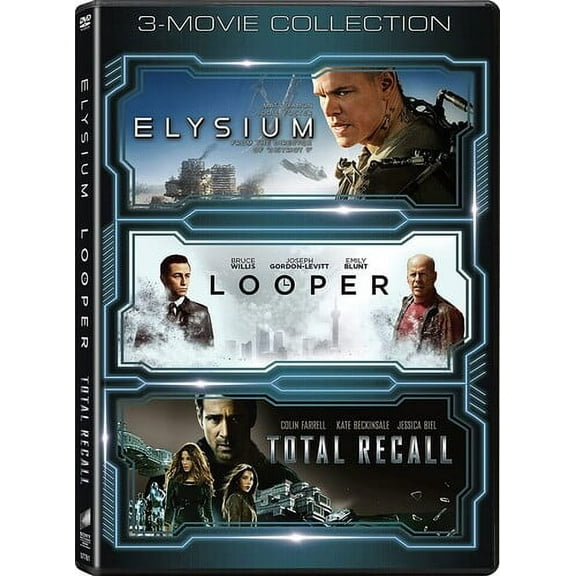 Elysium / Looper / Total Recall (DVD Sony Pictures)