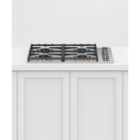 Fisher & Paykel - 30 In Professional Drop-In LP Gas Cooktop With Halo - Stainless steel