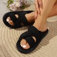 thumbnail image 5 of Willtoo Women's Cross-band Slippers 2026 All Season House Shoes for Women Indoor/Outdoor, 5 of 6