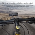 thumbnail image 3 of GUBextensor de manillar de bicicleta de fibra de carbono 3K soporte Ehuebsd de Faro de bicicleta soporte de linterna 318mm, 3 of 8