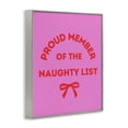 thumbnail image 3 of Stupell Industries Eclectic Naughty List Member Gray Framed Giclee Art, 11 x 14, by House of Lulu, 3 of 8