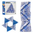 thumbnail image 1 of Speks Geode Pyramid Juego De Construcción De 12 Piezas - Cobalto - Divertido Juguete De Escritorio Para Adultos, 1 of 5