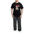 thumbnail image 5 of CafePress - Cute Christmas Penguin Ho Ho Ho Men's Dark Pajamas - Men's Dark Loose Fit Cotton Pajama Set, 5 of 7
