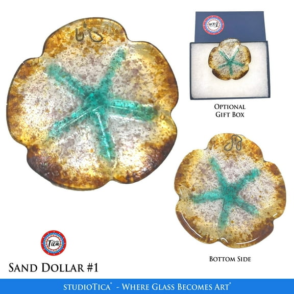 studioTica® Sand Dollar - Suncatcher, Paperweight, Ornament, Home Décor, Beach and Nautical