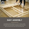 thumbnail image 6 of Hercules 8" High Profile Foundation Mattress Box Spring Replacement, Twin, 6 of 9