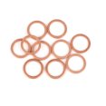 thumbnail image 1 of 10Pcs Arandela de Cobre círculo de Sellado Plano Espaciador para Coche de 12x16x1,5mm, 1 of 1