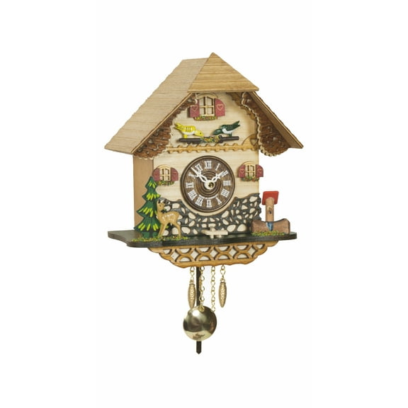 Kuckulino Black Forest Clock Black Forest House with quartz movement and cuckoo chime  TU 2059 PQ