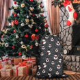 thumbnail image 4 of Christmas Bags Drawstring,Black Christmas Snowman Pattern Large Xmas Christmas Gift Bags,Reusable for Xmas and New Year Party Favors and Supplies,27.6" X 19.7", 4 of 5