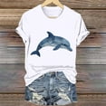 thumbnail image 2 of PFRNLF Graphic Tees for Women Short Sleeve Basic Tees Crewneck Fashion Tops Loose T Shirts, 2 of 4