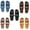 Kona (Dark Brown), variant on J-Slips Hawaiian Women & Men Jesus Slide Double Strap Sandals Kona (Dark Brown) Women 9 / Men 7.5