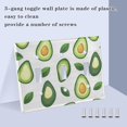 thumbnail image 3 of Yayeee Toggle Light Switch Wall Plate 2-Gang 4.56"x4.48" Decorative Outlet Cover, Avocado, 3 of 7
