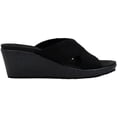 thumbnail image 3 of Skechers Beverlee-Delighted Wedge Sandals for Women, Boho Chic Style Cross Strap Slide, 3 of 7