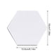 thumbnail image 5 of Inteprter Adhesivo de pared de espejo Hexagonal, decoración acrílica de plástico DIY, superficie lisa transparente, hoja de paredes autoadhesiva de alta Decoración del hogar Plata 32 piezas Inteprter HA047856-03B, 5 of 6