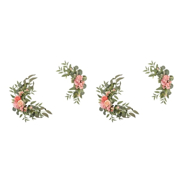 Flores de Seda Matsuzay Decoración de fiesta Rosa 2Conjunto