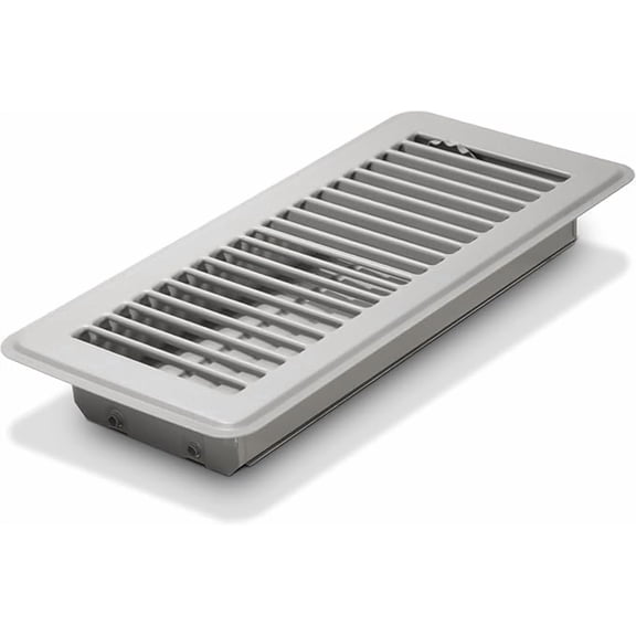 4" x 10" Floor Register Heavy Duty Steel Floor Air Vent Cover with Adjustable Airflow for Home Floor 1 Pack
