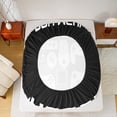 thumbnail image 5 of Manfei Boys Gaming Gamer Full Size Sheets, Video Game Console Gamepad Bed Sheets, Black and White Sheet Sets, Microfiber Bedroom Decor 4pcs, 5 of 7