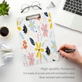 thumbnail image 5 of GZHJMY Cartoon Colored Flowers Clipboard,Standard A4 Letter Size Hardboard Office Clipboards with Low Profile Clip for Classrooms, Offices,Students-Silver Clip3 Whiteboard Clipboards, 5 of 7