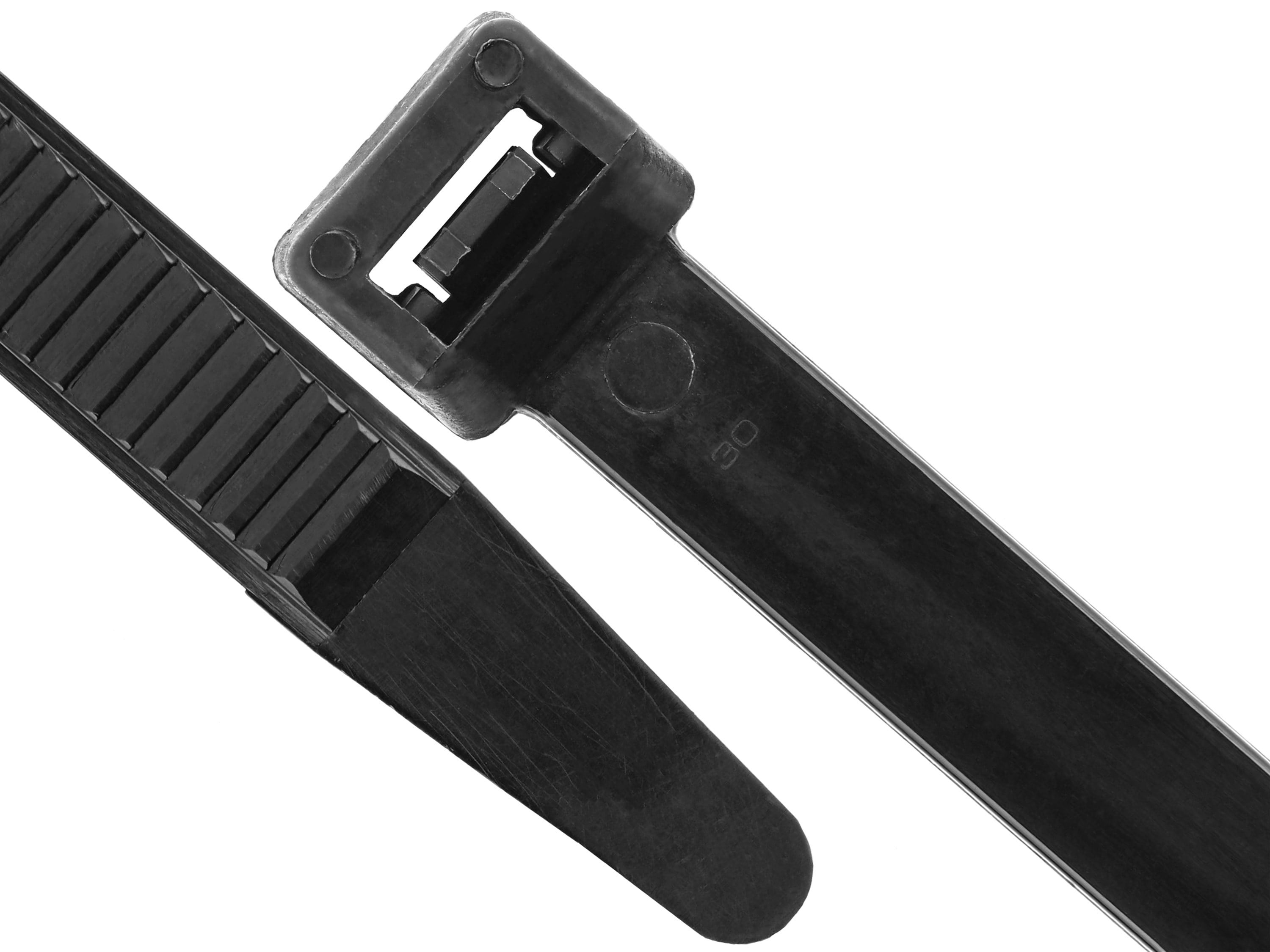4" 6" 8" 12" 15" 18" Black Zip Ties Heavy Duty Nylon UV Resistant UL Bulk LOT 