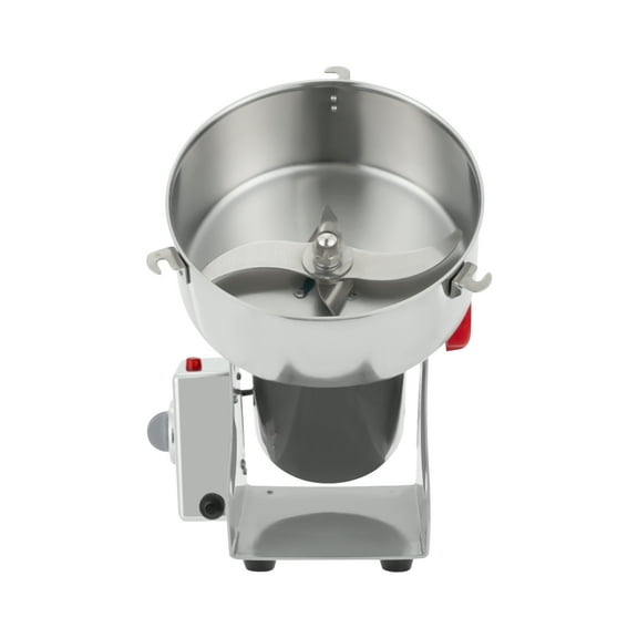 Electric Grain Mill 4500W with 2500g Capacity, Food-Grade Stainless Steel, High-Speed Motor, and Snap-On Lid for Convenient Grinding